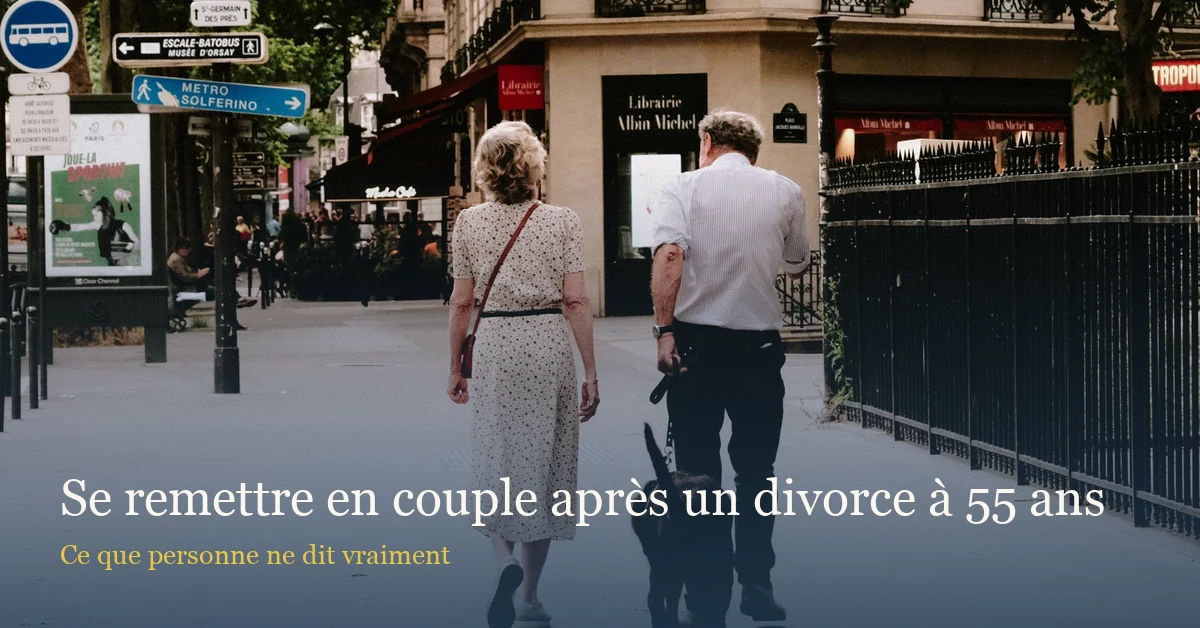 Se remettre en couple après un divorce à 55 ans
